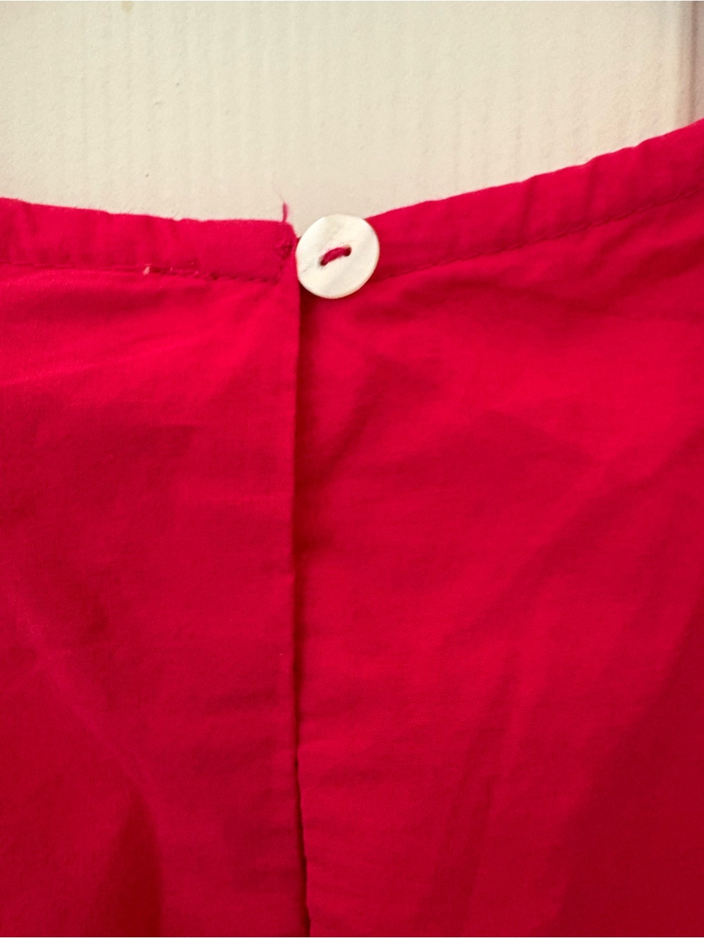 Evereve Bright Pink Eyelet Short Sleeve Blouse - Picture 4 of 6